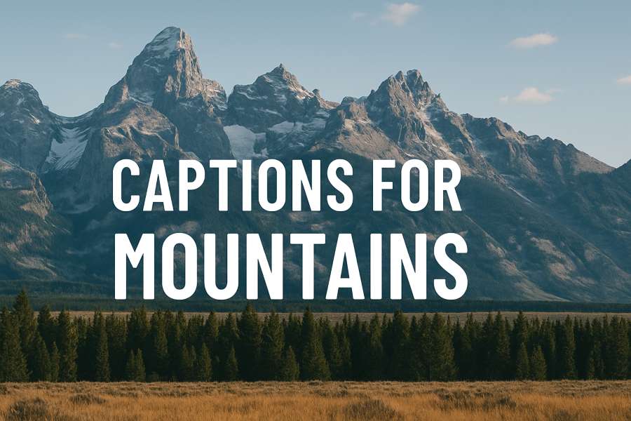 Instagram Captions for mountains