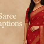 Saree Captions